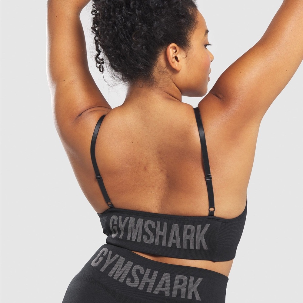 Gymshark sports bra XS black/gray